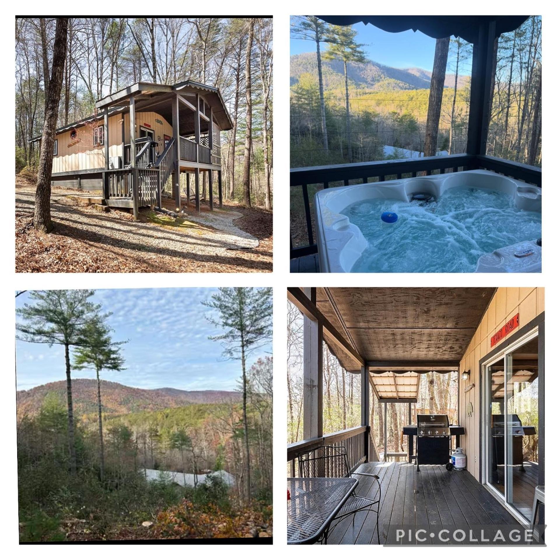 Mountain-Top Cabin Get-Away With Hot Tub And A View Sautee Nacoochee Eksteriør billede